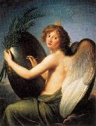 elisabeth vigee-lebrun Allegory of the Genius of Alexander I. Prince Heinrich Lubomirski France oil painting artist